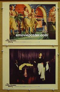 F957 HELEN MORGAN STORY 2 lobby cards '57 Paul Newman, Ann Blyth