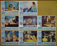 F239 HELLO DOWN THERE 8 lobby cards '69 Randall, Janet Leigh