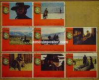 F243 HIGH PLAINS DRIFTER 8 lobby cards '73 Clint Eastwood