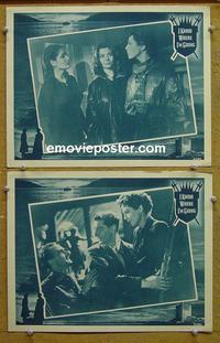 F967 I KNOW WHERE I'M GOING 2 lobby cards '45 Wendy Hiller