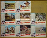 F315 LAST SAFARI 8 lobby cards '67 Stewart Granger