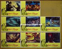 F336 LORD OF THE RINGS 8 lobby cards '78 JRR Tolkien