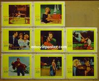 F345 MAIN ATTRACTION 8 lobby cards '62 Pat Boone, Nancy Kwan