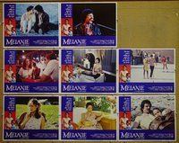 F361 MELANIE 8 lobby cards '82 Glynnis O'Connor