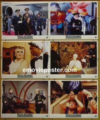 F695 POLICE ACADEMY MISSION TO MOSCOW 6 lobby cards '94