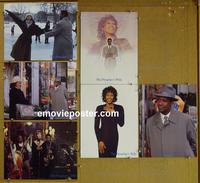 F696 PREACHER'S WIFE 6 lobby cards '96 Denzel Washington