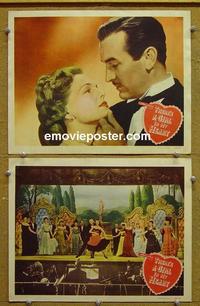 G123 THERE'S A GIRL IN MY HEART 2 lobby cards '49 Gloria Jean