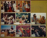 F553 THINGS ARE TOUGH ALL OVER 8 lobby cards '82 Cheech & Chong