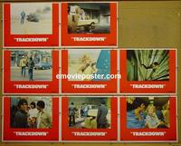 F567 TRACKDOWN 8 lobby cards '76 Erik Estrada, Jim Mitchum