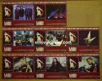F573 U2 RATTLE & HUM 8 lobby cards '88 Bono, Irish rock!