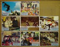 F582 WATCH OUT WE'RE MAD 8 lobby cards '76 Terence Hill, Spencer