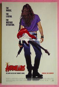 H049 AIRHEADS double-sided advance one-sheet movie poster '94 Adam Sandler, Fraser