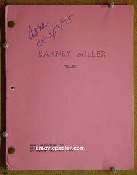 J237 BARNEY MILLER TV script 2/15/75 TV series