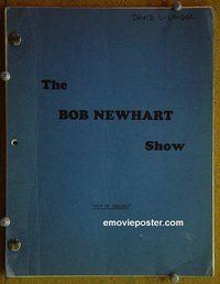 J239 BOB NEWHART SHOW TV script 10/9/74 S. Pleshette
