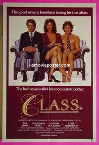 K038 CLASS Australian one-sheet movie poster '83 Rob Lowe, Bisset