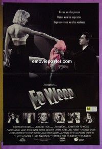 K053 ED WOOD Australian one-sheet movie poster '94 Tim Burton, Johnny Depp