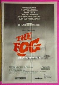 K058 FOG Australian one-sheet movie poster '80 John Carpenter