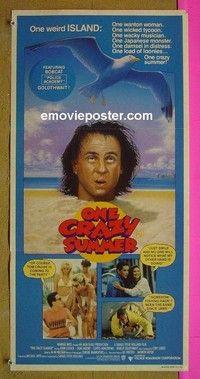 K176 1 CRAZY SUMMER Australian daybill movie poster '86 John Cusack, Moore