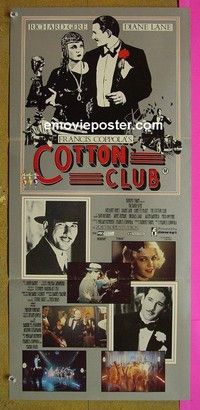 K340 COTTON CLUB Australian daybill movie poster '84 Gere, Coppola