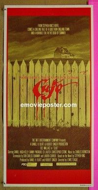 K354 CUJO Australian daybill movie poster '83 Stephen King, dog horror!
