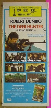 K372 DEER HUNTER Australian daybill movie poster '78 Robert De Niro