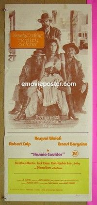 K490 HANNIE CAULDER Australian daybill movie poster #1 '72 Raquel Welch