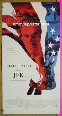 K548 JFK Australian daybill movie poster '91 Stone, Costner