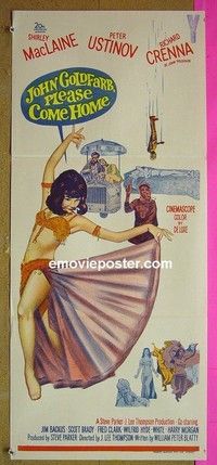 K549 JOHN GOLDFARB PLEASE COME HOME Australian daybill movie poster '64