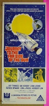 K551 JOURNEY TO THE FAR SIDE OF THE SUN Australian daybill movie poster '69