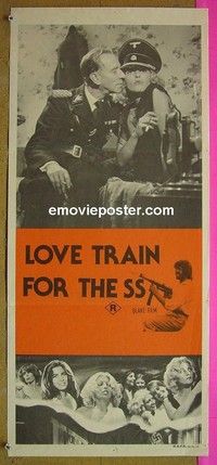 K614 LOVE TRAIN FOR THE SS Australian daybill movie poster '77 sex!