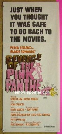 K787 REVENGE OF THE PINK PANTHER Australian daybill movie poster '78 Sellers