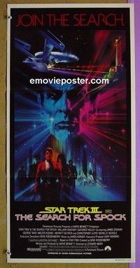 K871 STAR TREK 3 Australian daybill movie poster '84 Search for Spock!