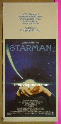 K877 STARMAN Australian daybill movie poster '84 John Carpenter, Bridges