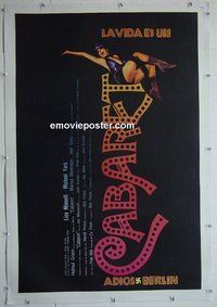 M005 CABARET linen 'black' style Argentinean movie poster '72