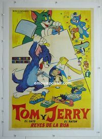 M017 TOM & JERRY REYES DE LA RISA '50s Argentinean movie poster