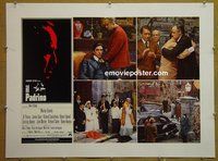 M137 GODFATHER linen Italian photobusta movie poster '72 Al Pacino