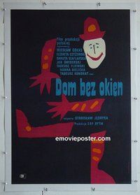 M191 IMPOSSIBLE GOODBYE linen Polish movie poster '62 W. Gorka art!