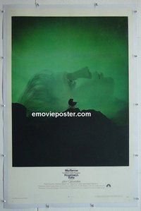 M081 ROSEMARY'S BABY linen one-sheet movie poster '68 Polanski,Mia Farrow
