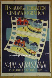 M200 II SEMANA DE FORMACION CINEMATOGRAFICA linen Spanish movie poster