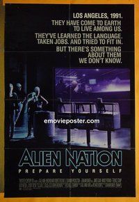 P085 ALIEN NATION one-sheet movie poster '88 James Caan, Patinkin