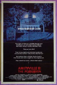 P106 AMITYVILLE 2 one-sheet movie poster '82 Horror, Damiani