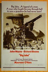 P211 BIG JAKE style B one-sheet movie poster '71 John Wayne, Richard Boone