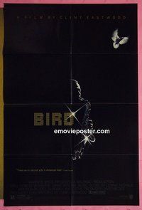 P218 BIRD one-sheet movie poster '88 jazz, Charlie Parker, Eastwood