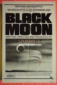 P229 BLACK MOON one-sheet movie poster '75 Louis Malle, Therese Giehse