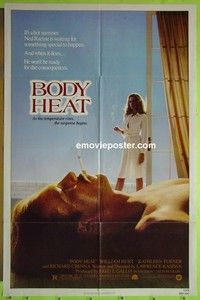 P263 BODY HEAT one-sheet movie poster '81 Hurt, Turner, Crenna