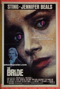 P284 BRIDE one-sheet movie poster '85 Sting, Jennifer Beals