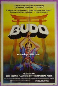 P304 BUDO one-sheet movie poster '81 martial arts!