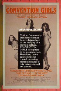 P426 CONVENTION GIRLS one-sheet movie poster '78 sexy Nancy Lawson!