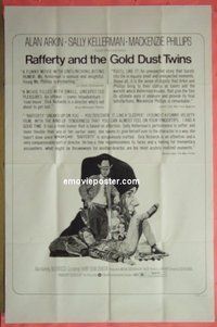 Q426 RAFFERTY & THE GOLD DUST TWINS one-sheet movie poster '75