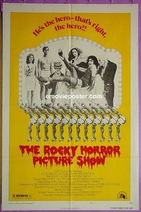 Q480 ROCKY HORROR PICTURE SHOW style B one-sheet movie poster '75 legs style!